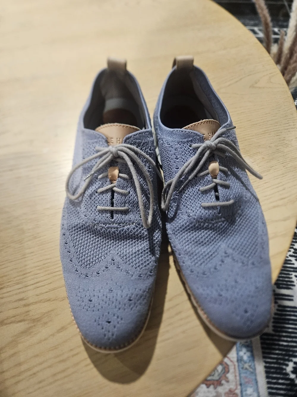 Cole Haan Zerogrand Wingtip Stitchlite Oxfords (Ironstone Gray). Size 10